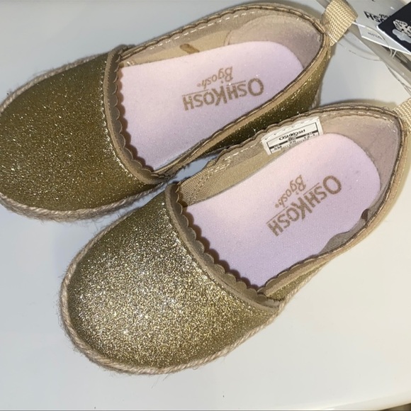 New! OshKosh B'gosh Toddler Belle Slip-on Espadrilles - Picture 4 of 7